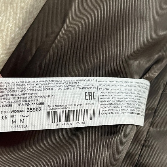 NWT - Mango Women’s Double Breasted Wool Blended Coat - Size M - Picture 14 of 15